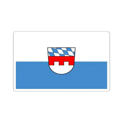 Flag of Landshut 2 Germany - STICKER Vinyl Kiss-Cut Decal 6 Inch White - The Sticker Space