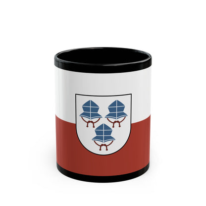 Flag of Landshut 3 Germany - Black Coffee Mug-11oz-The Sticker Space