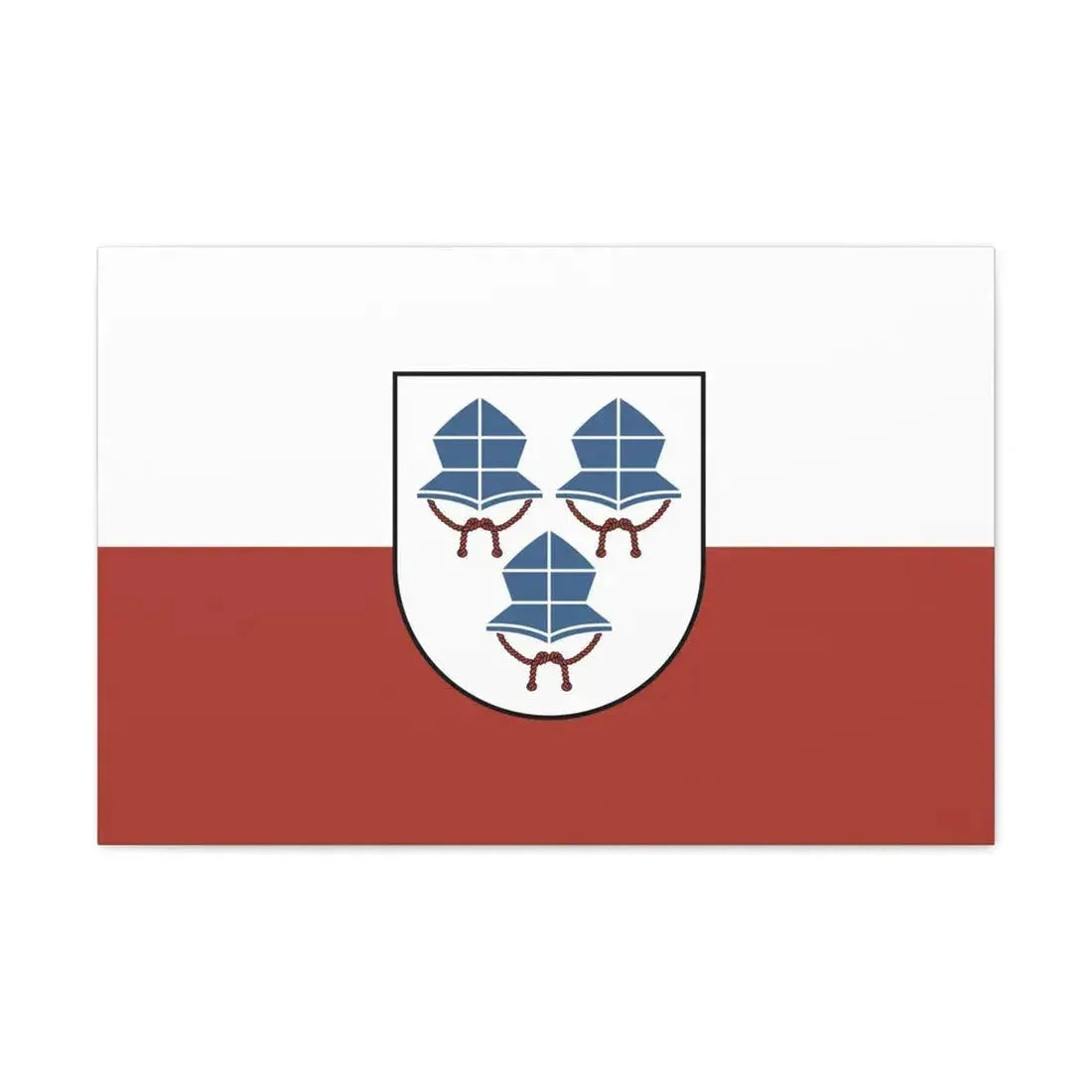Flag of Landshut 3 Germany - Canvas Wall Art 30" x 20" 1.25" - The Sticker Space
