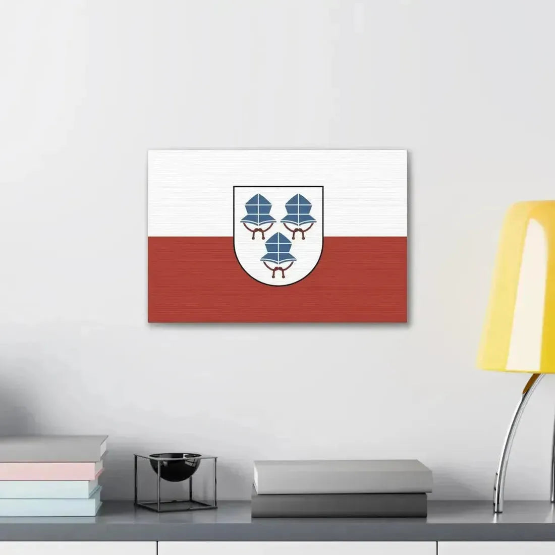 Flag of Landshut 3 Germany - Canvas Wall Art - The Sticker Space
