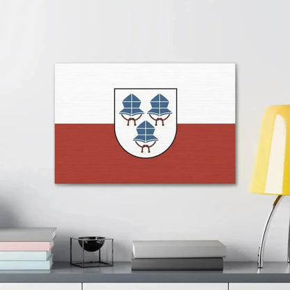 Flag of Landshut 3 Germany - Canvas Wall Art - The Sticker Space