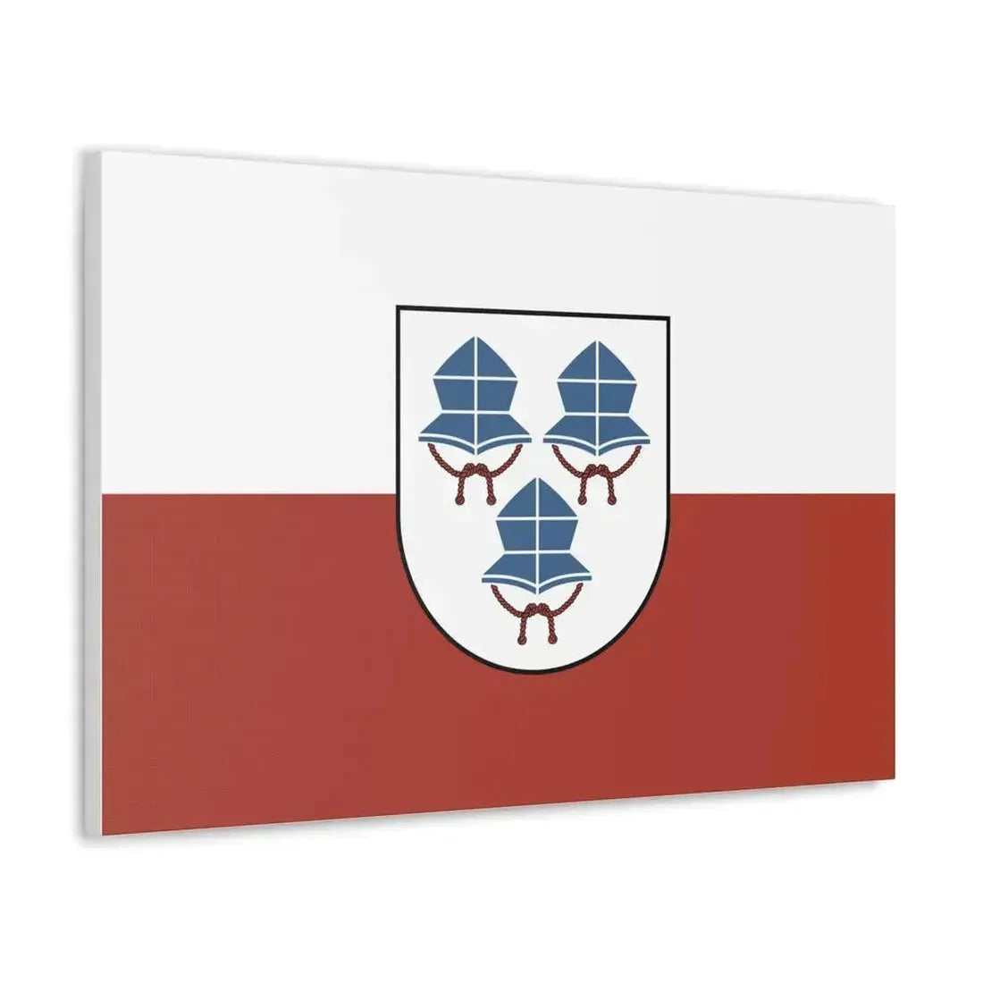 Flag of Landshut 3 Germany - Canvas Wall Art - The Sticker Space