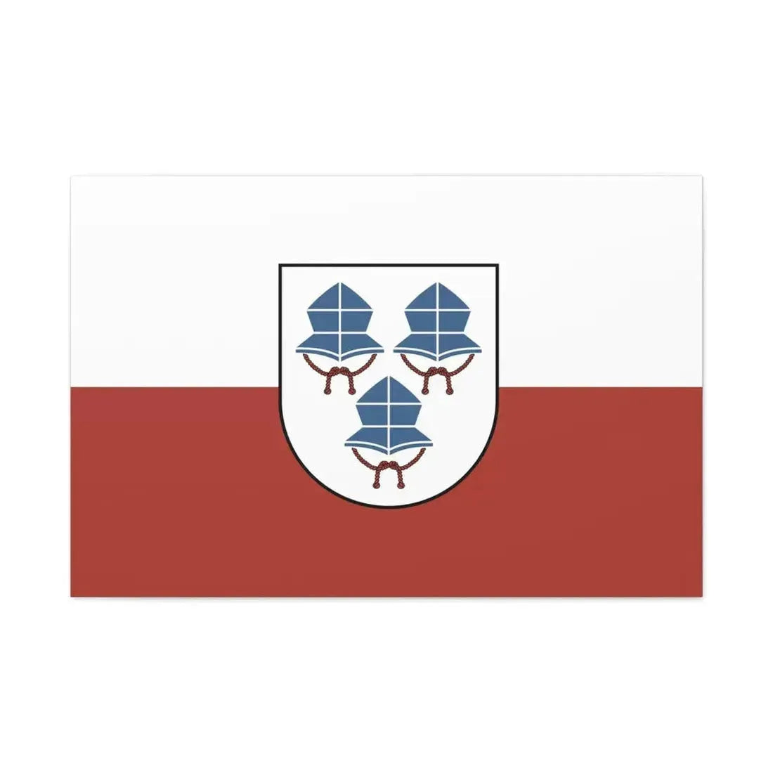 Flag of Landshut 3 Germany - Canvas Wall Art - The Sticker Space