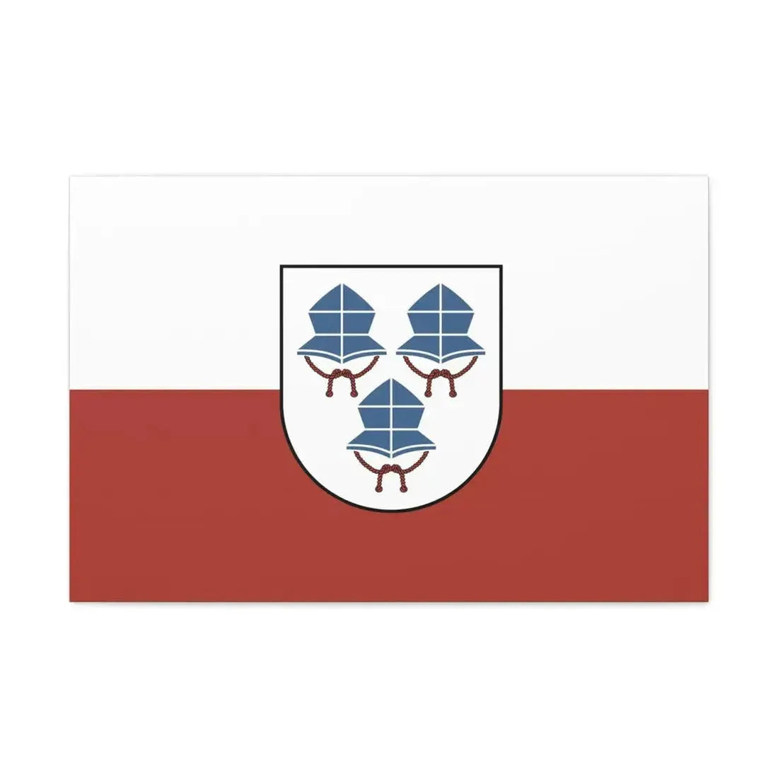 Flag of Landshut 3 Germany - Canvas Wall Art - The Sticker Space
