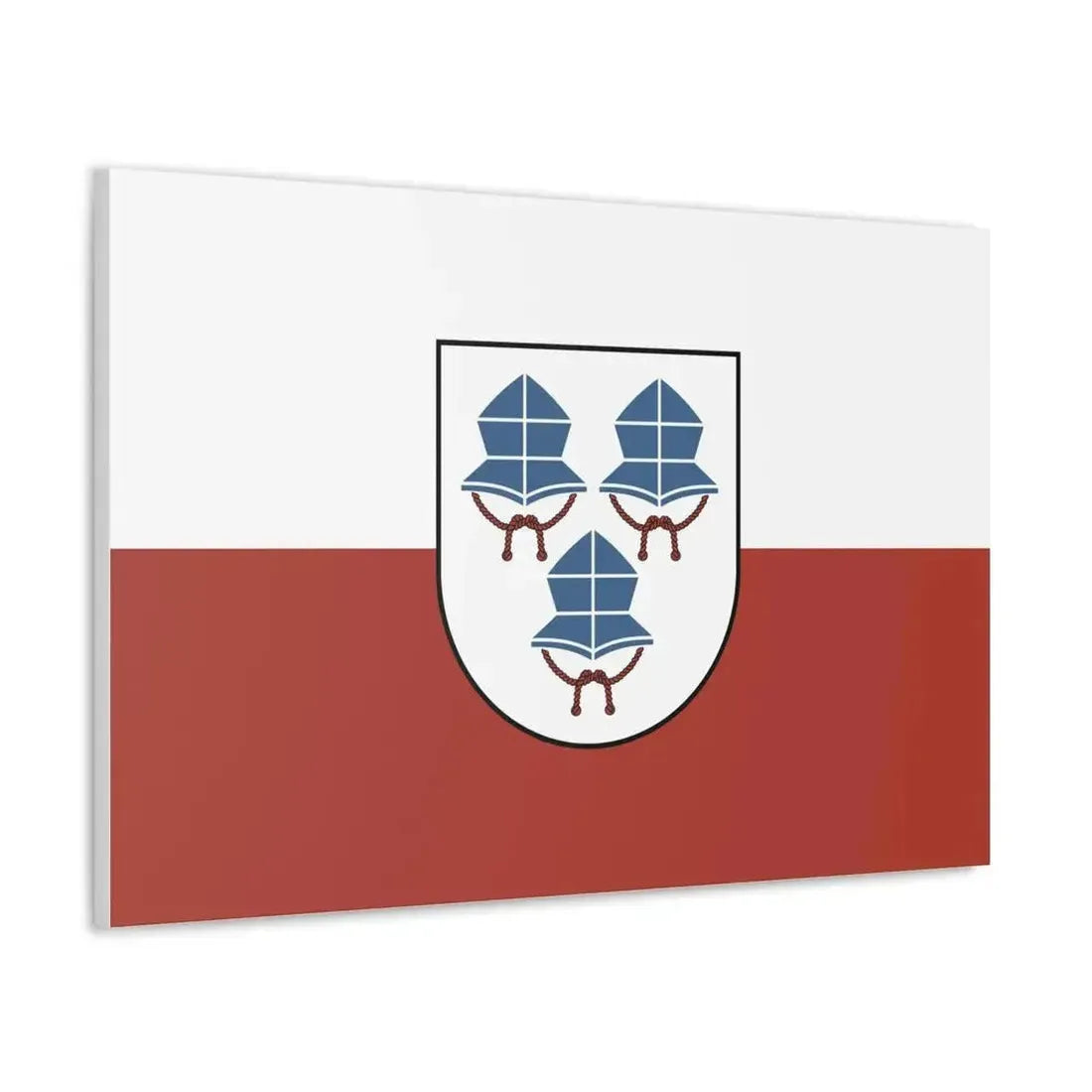 Flag of Landshut 3 Germany - Canvas Wall Art - The Sticker Space