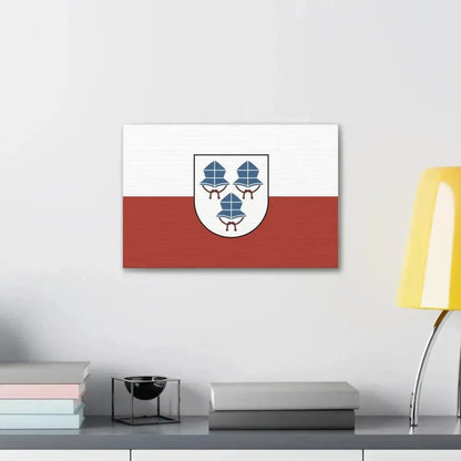 Flag of Landshut 3 Germany - Canvas Wall Art - The Sticker Space