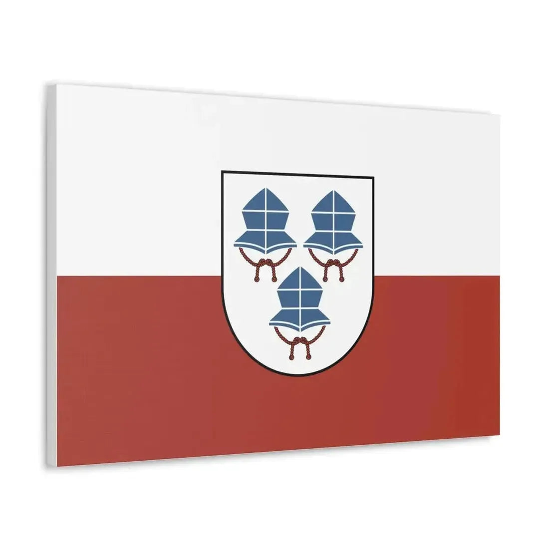 Flag of Landshut 3 Germany - Canvas Wall Art - The Sticker Space