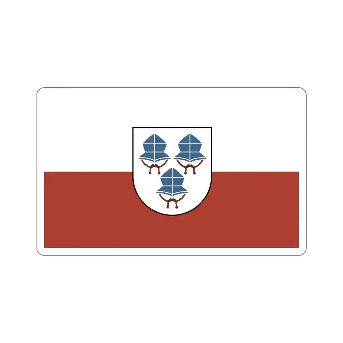 Flag of Landshut 3 Germany STICKER Vinyl Die-Cut Decal 5 Inch - The Sticker Space