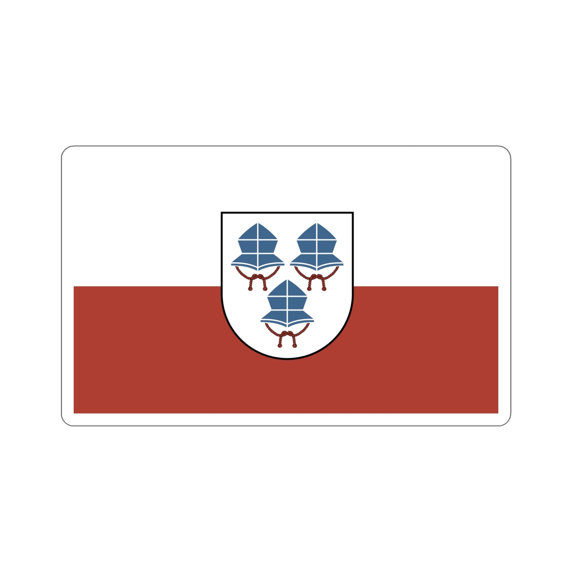 Flag of Landshut 3 Germany STICKER Vinyl Die-Cut Decal-6 Inch-The Sticker Space