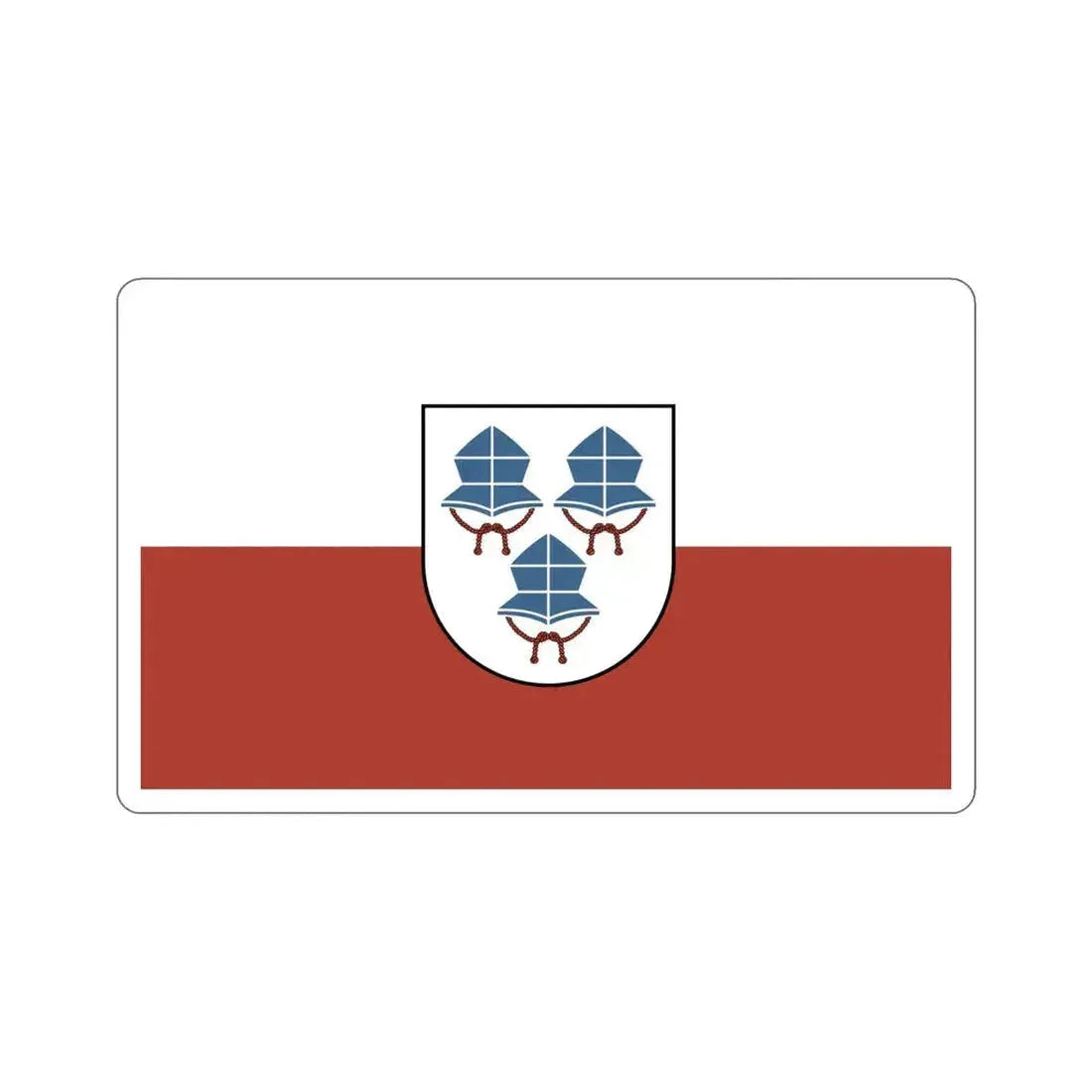 Flag of Landshut 3 Germany STICKER Vinyl Die-Cut Decal 6 Inch - The Sticker Space