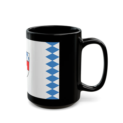 Flag of Landshut Germany - Black Coffee Mug-The Sticker Space