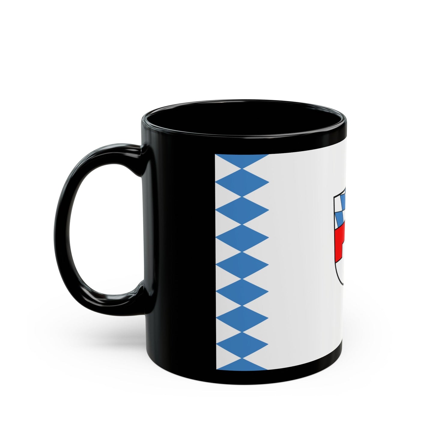 Flag of Landshut Germany - Black Coffee Mug-The Sticker Space