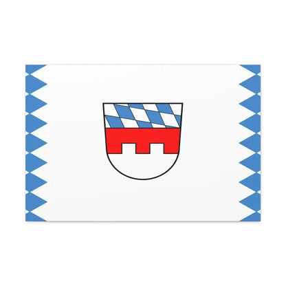 Flag of Landshut Germany - Canvas Wall Art 30" x 20" 1.25" - The Sticker Space