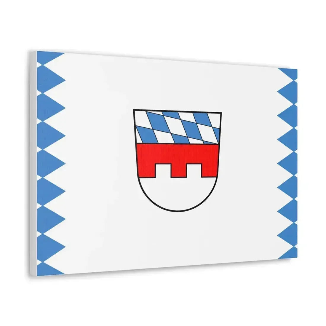 Flag of Landshut Germany - Canvas Wall Art - The Sticker Space