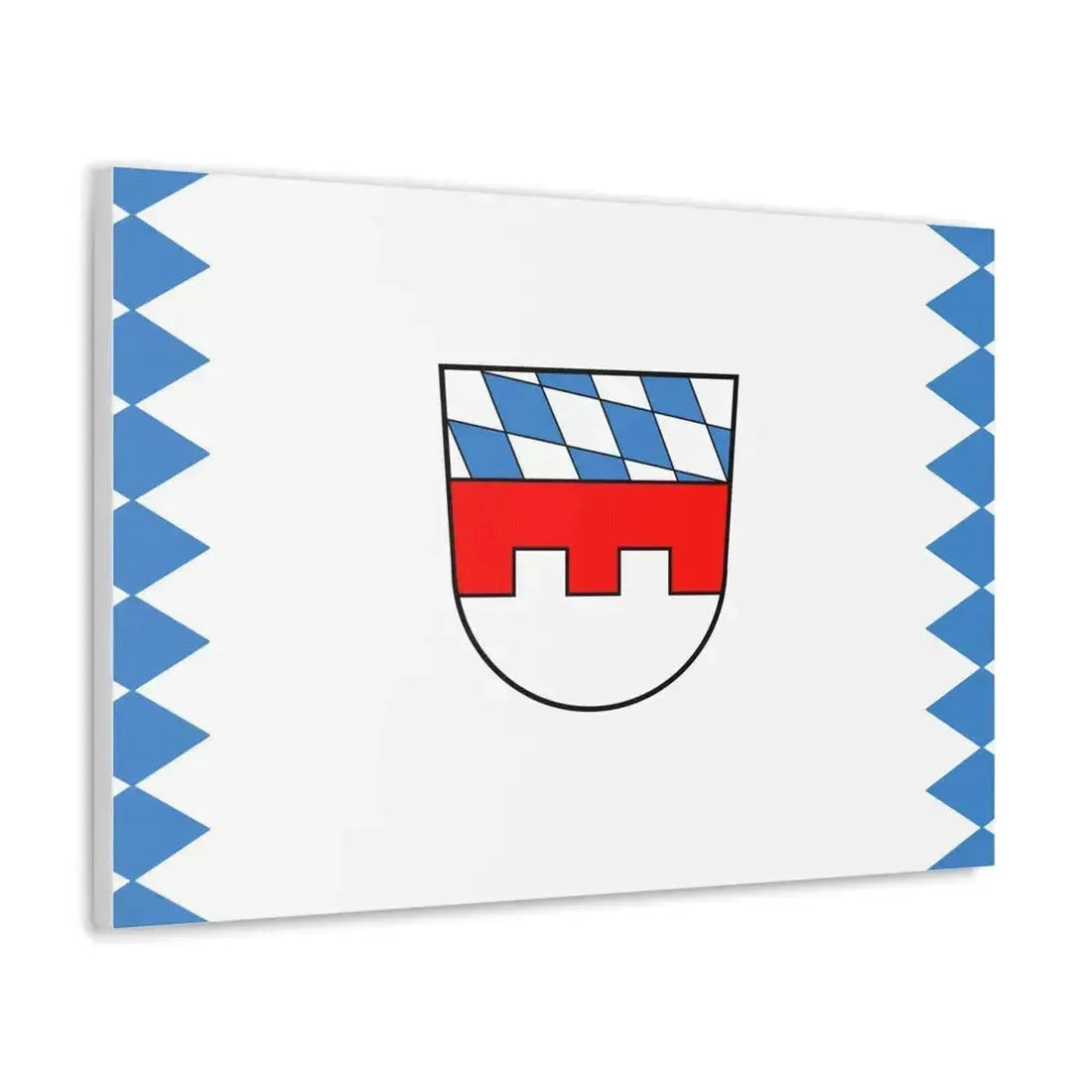 Flag of Landshut Germany - Canvas Wall Art - The Sticker Space