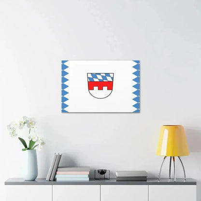 Flag of Landshut Germany - Canvas Wall Art - The Sticker Space