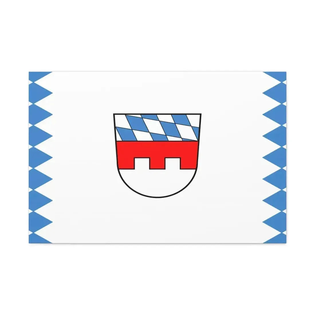 Flag of Landshut Germany - Canvas Wall Art - The Sticker Space
