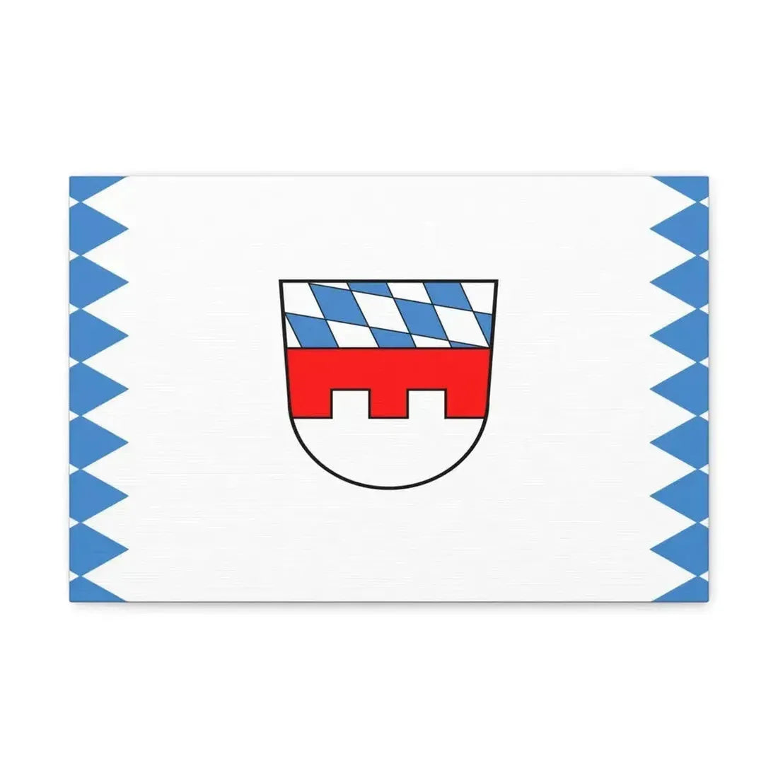 Flag of Landshut Germany - Canvas Wall Art - The Sticker Space