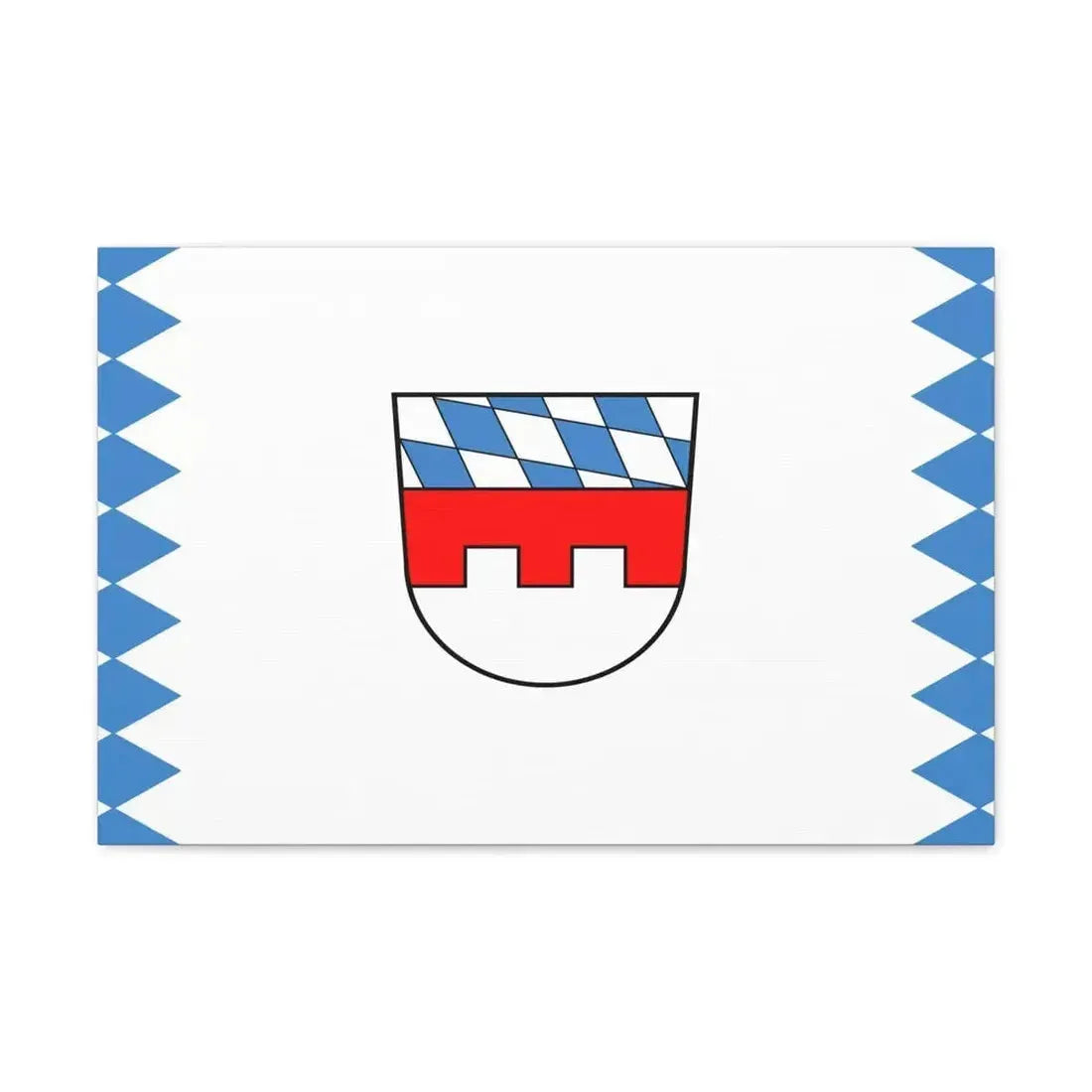 Flag of Landshut Germany - Canvas Wall Art - The Sticker Space