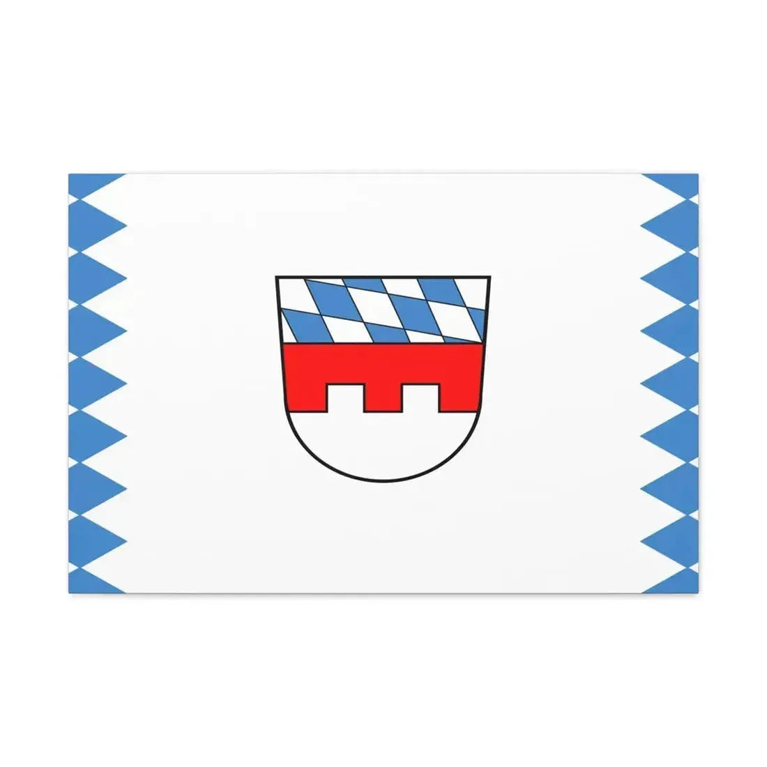 Flag of Landshut Germany - Canvas Wall Art - The Sticker Space