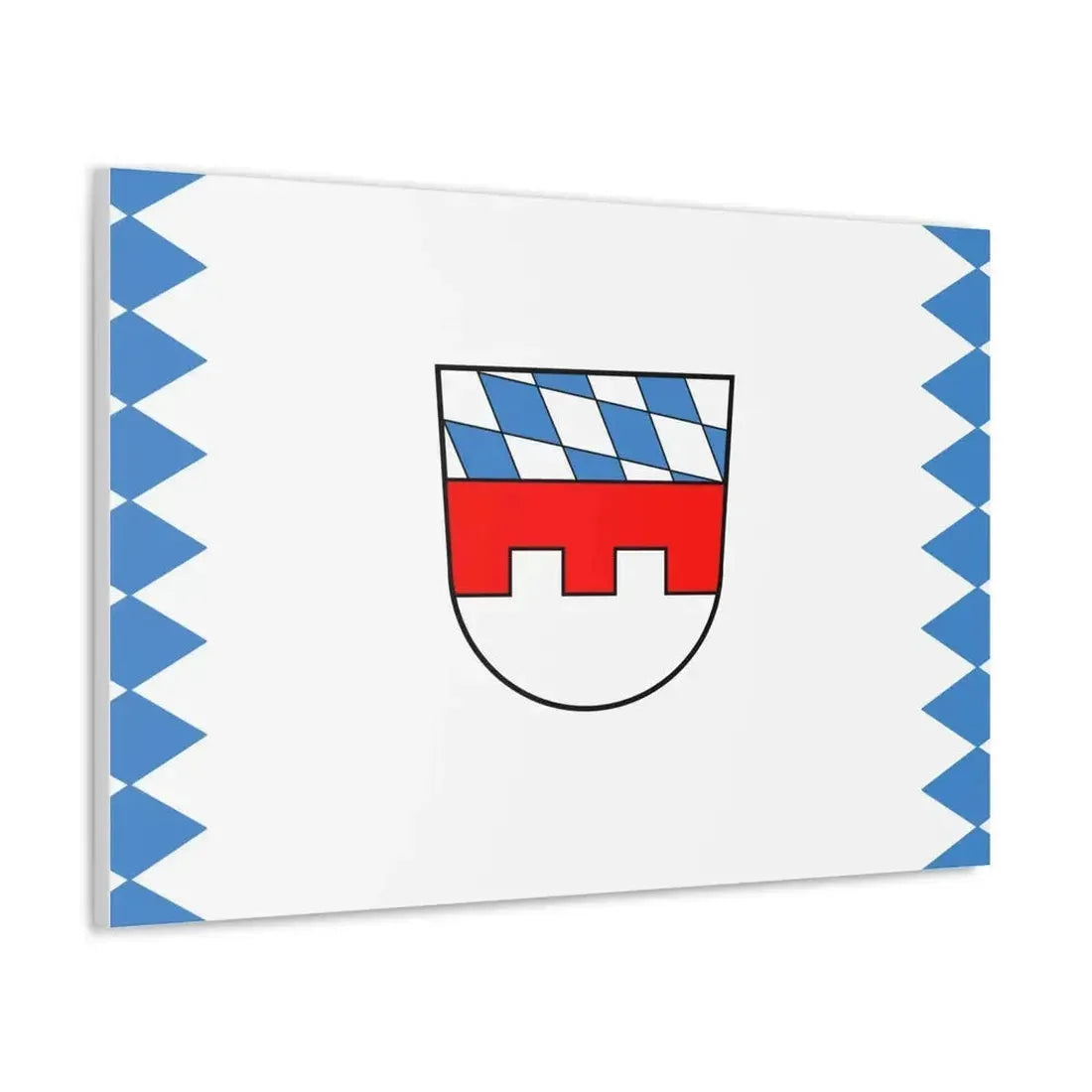 Flag of Landshut Germany - Canvas Wall Art - The Sticker Space