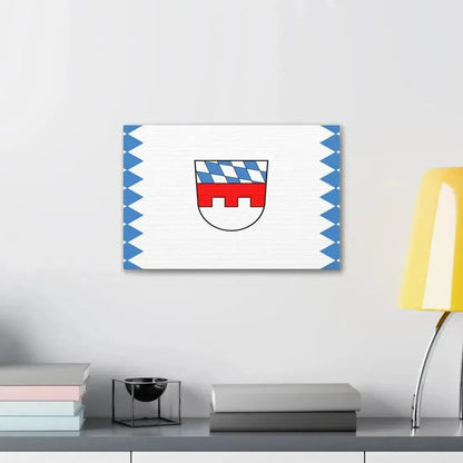 Flag of Landshut Germany - Canvas Wall Art - The Sticker Space
