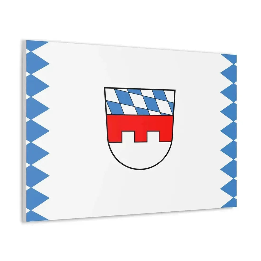 Flag of Landshut Germany - Canvas Wall Art - The Sticker Space