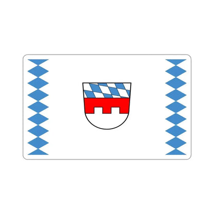 Flag of Landshut Germany STICKER Vinyl Die-Cut Decal 4 Inch - The Sticker Space