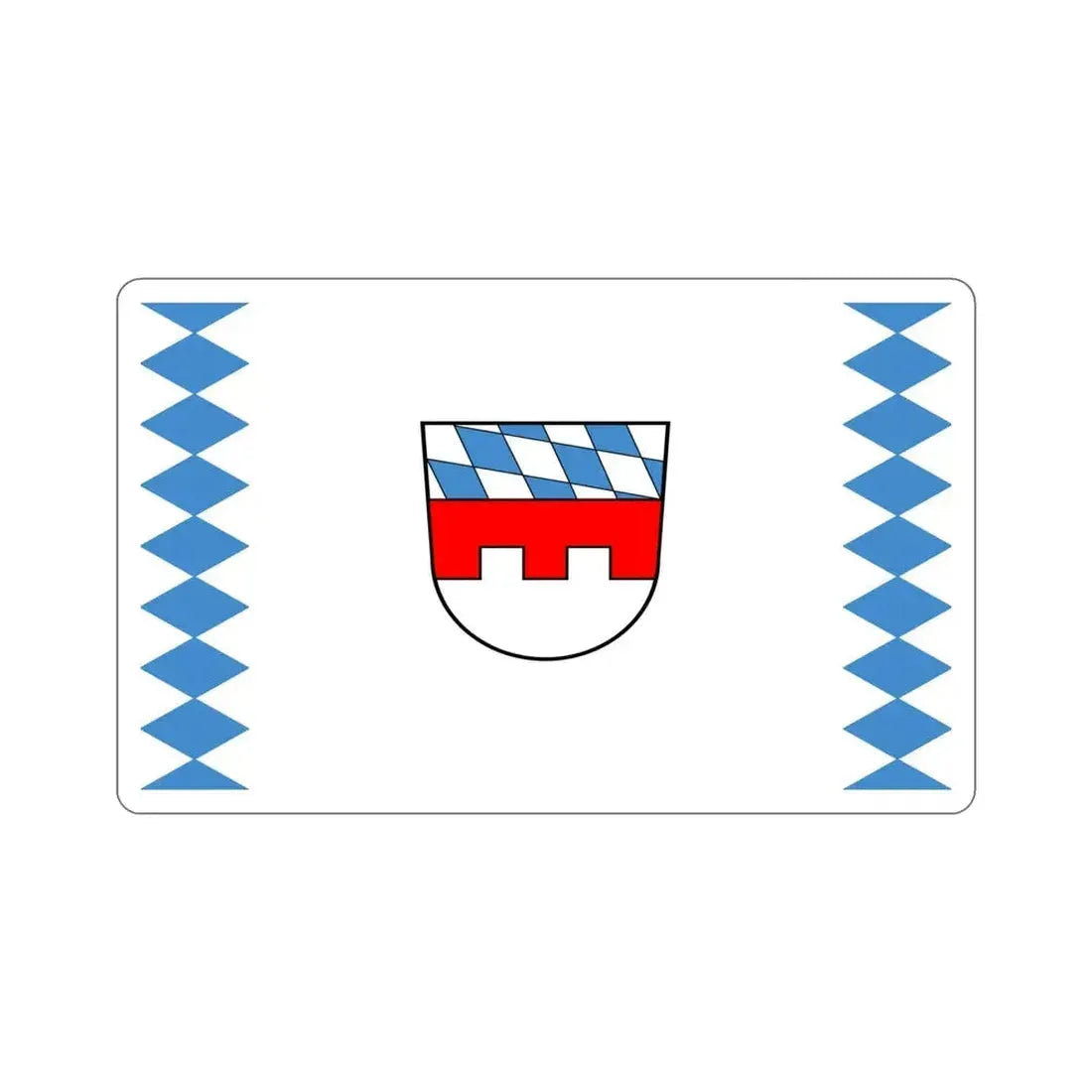 Flag of Landshut Germany STICKER Vinyl Die-Cut Decal - The Sticker Space