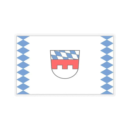 Flag of Landshut Germany - STICKER Vinyl Kiss-Cut Decal 2 Inch Transparent - The Sticker Space