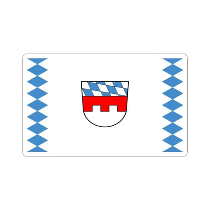 Flag of Landshut Germany - STICKER Vinyl Kiss-Cut Decal 2 Inch White - The Sticker Space