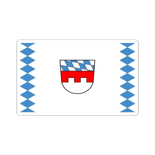 Flag of Landshut Germany - STICKER Vinyl Kiss-Cut Decal 2 Inch White - The Sticker Space