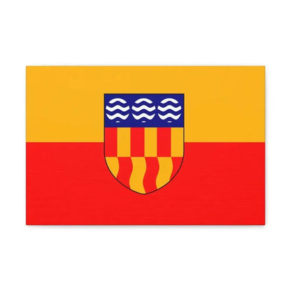 Flag of Langford BC Canada - Canvas Wall Art 18″ x 12″ 1.25" - The Sticker Space