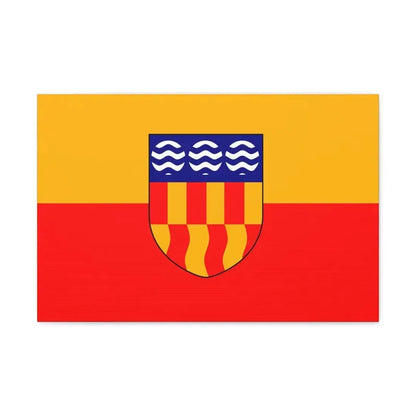 Flag of Langford BC Canada - Canvas Wall Art 24″ x 16″ 1.25" - The Sticker Space