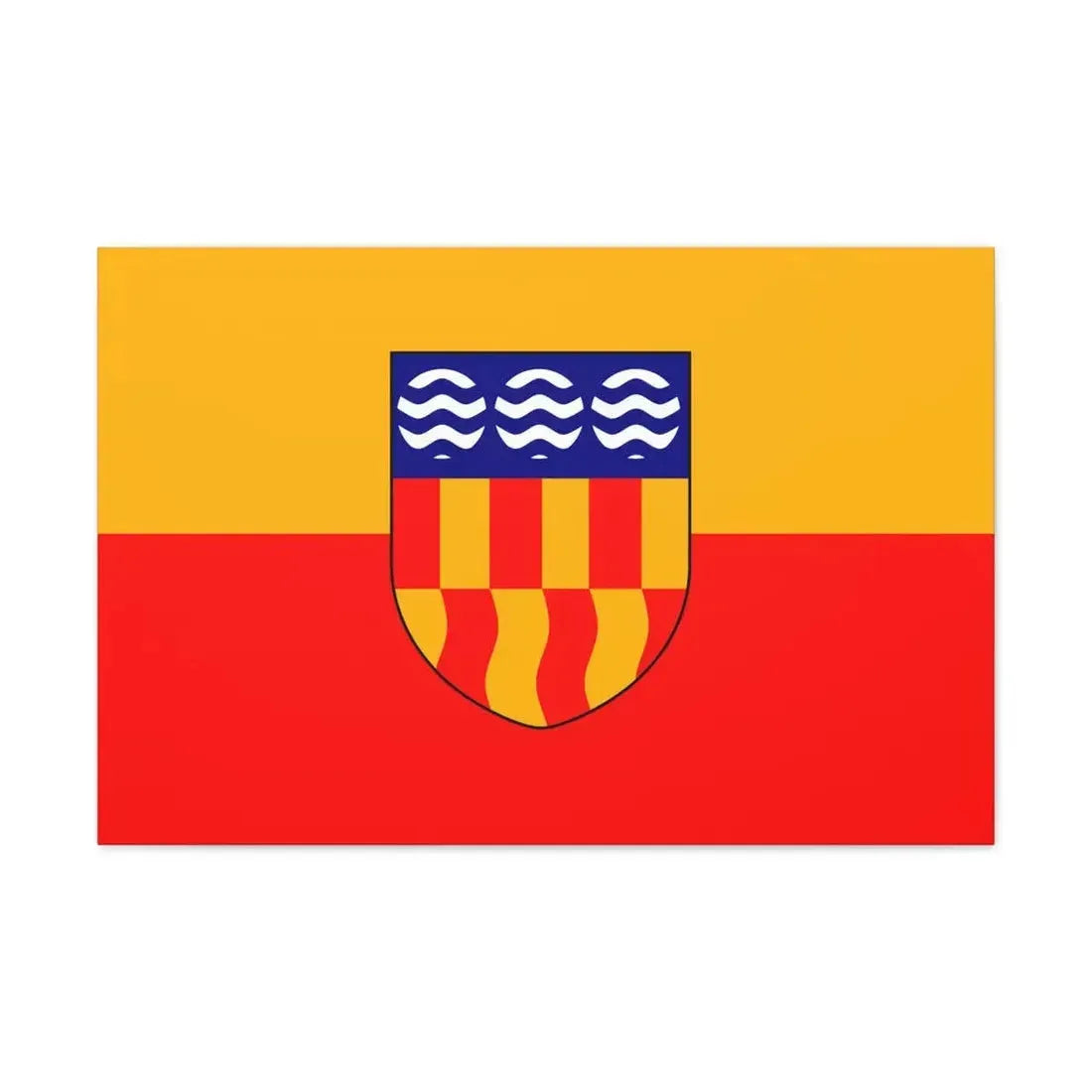 Flag of Langford BC Canada - Canvas Wall Art 30" x 20" 1.25" - The Sticker Space