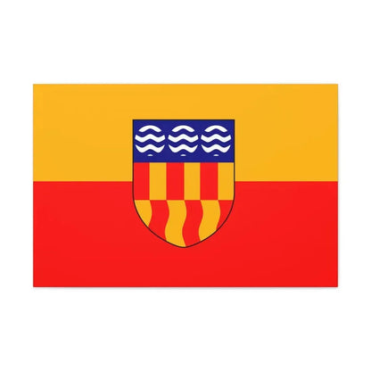 Flag of Langford BC Canada - Canvas Wall Art 30" x 20" 1.25" - The Sticker Space