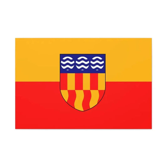 Flag of Langford BC Canada - Canvas Wall Art 36" x 24" 1.25" - The Sticker Space