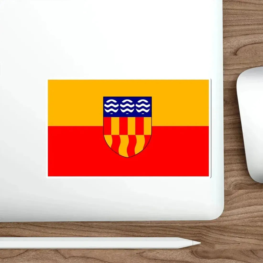 Flag of Langford BC Canada STICKER Vinyl Die-Cut Decal - The Sticker Space