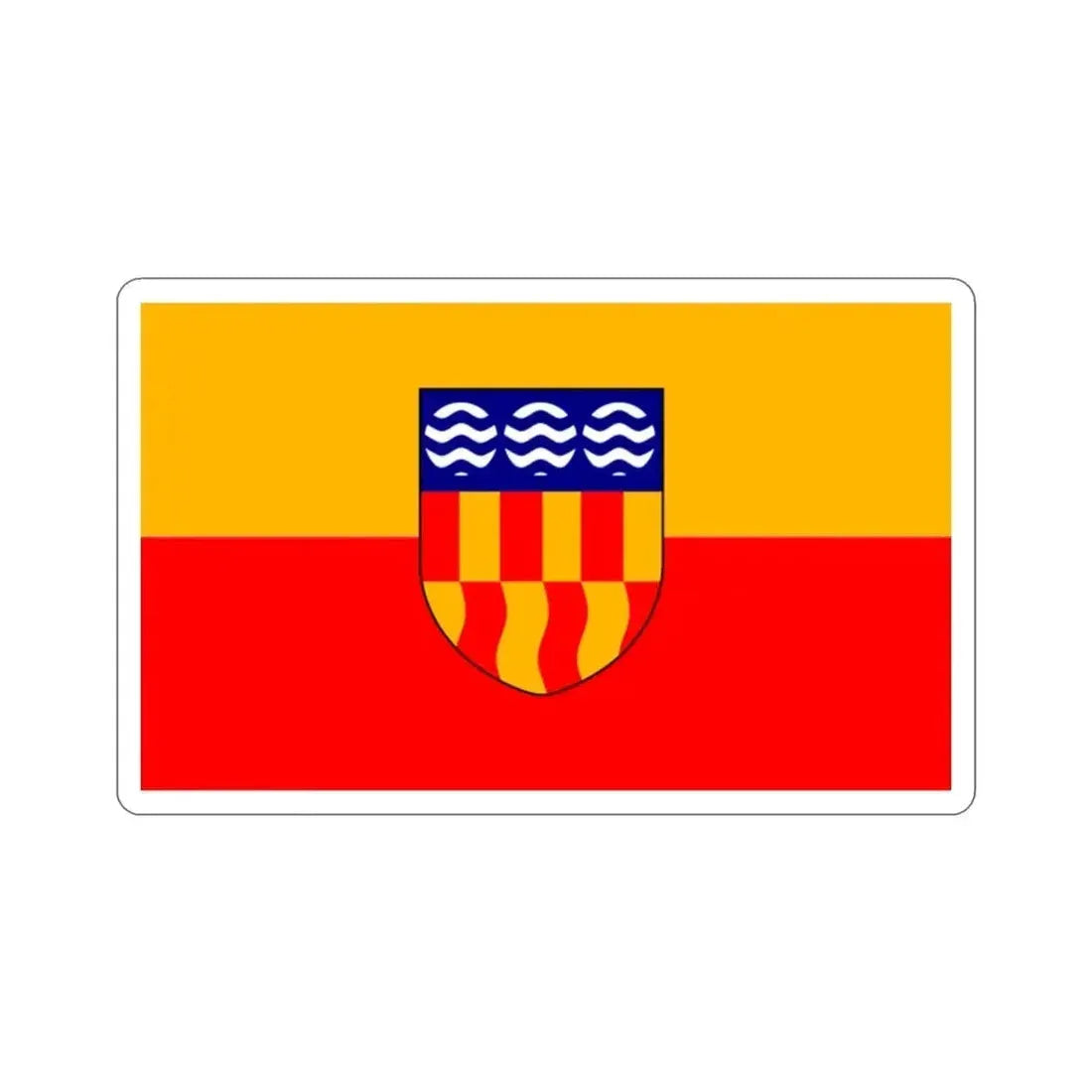 Flag of Langford BC Canada STICKER Vinyl Die-Cut Decal - The Sticker Space