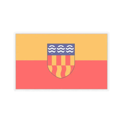 Flag of Langford BC Canada - STICKER Vinyl Kiss-Cut Decal 2 Inch Transparent - The Sticker Space