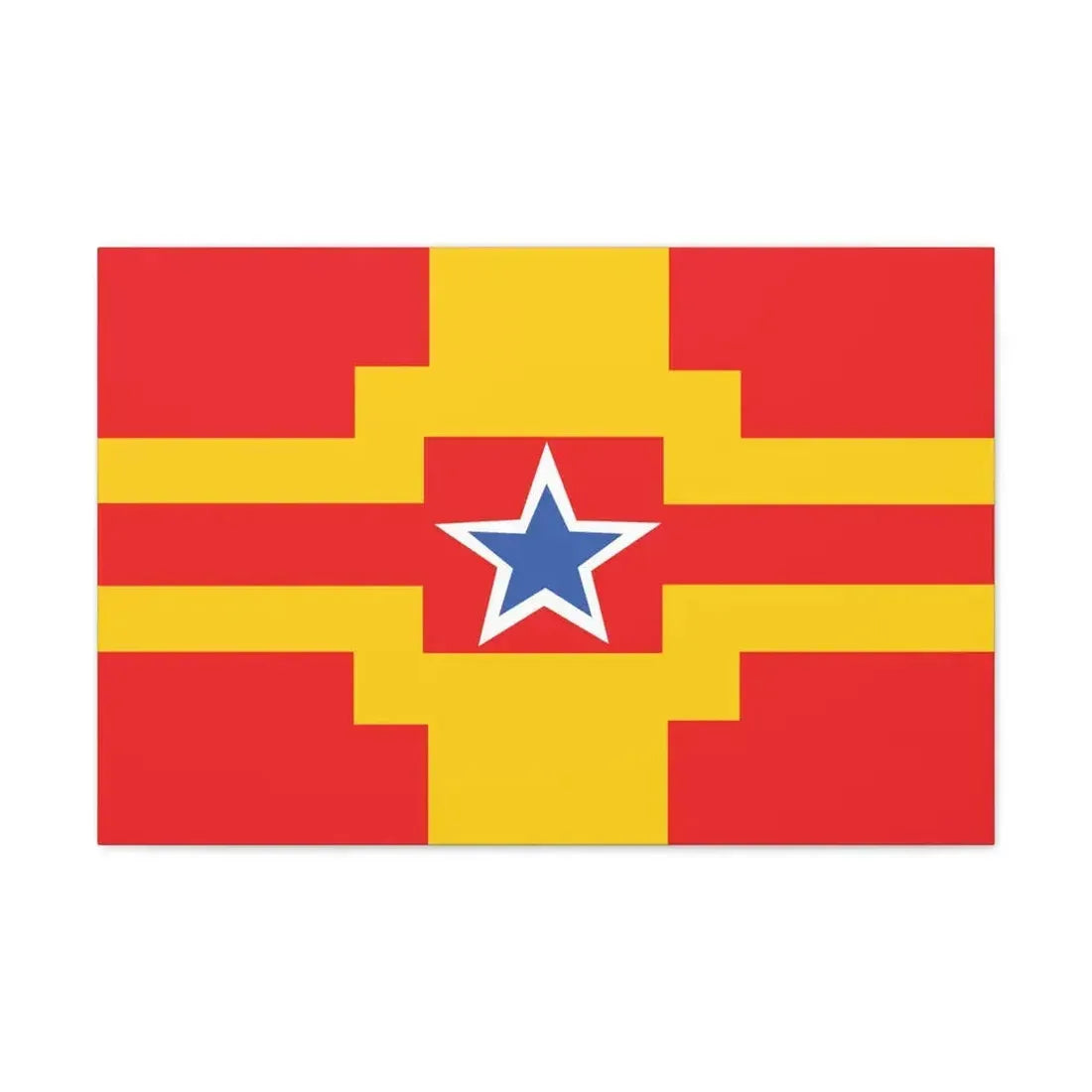 Flag of Langley BC Canada - Canvas Wall Art 30" x 20" 1.25" - The Sticker Space