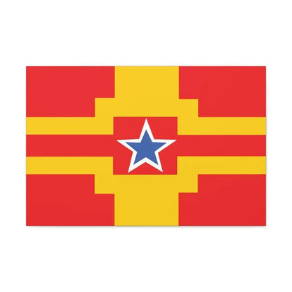 Flag of Langley BC Canada - Canvas Wall Art 30" x 20" 1.25" - The Sticker Space