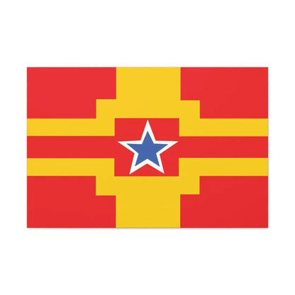 Flag of Langley BC Canada - Canvas Wall Art 36" x 24" 1.25" - The Sticker Space