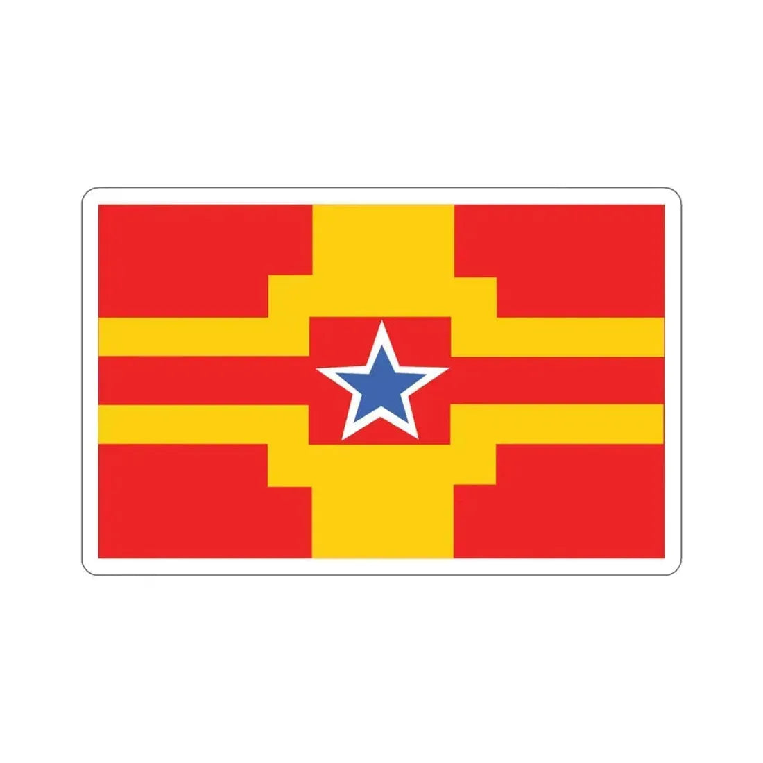 Flag of Langley BC Canada STICKER Vinyl Die-Cut Decal 4 Inch - The Sticker Space