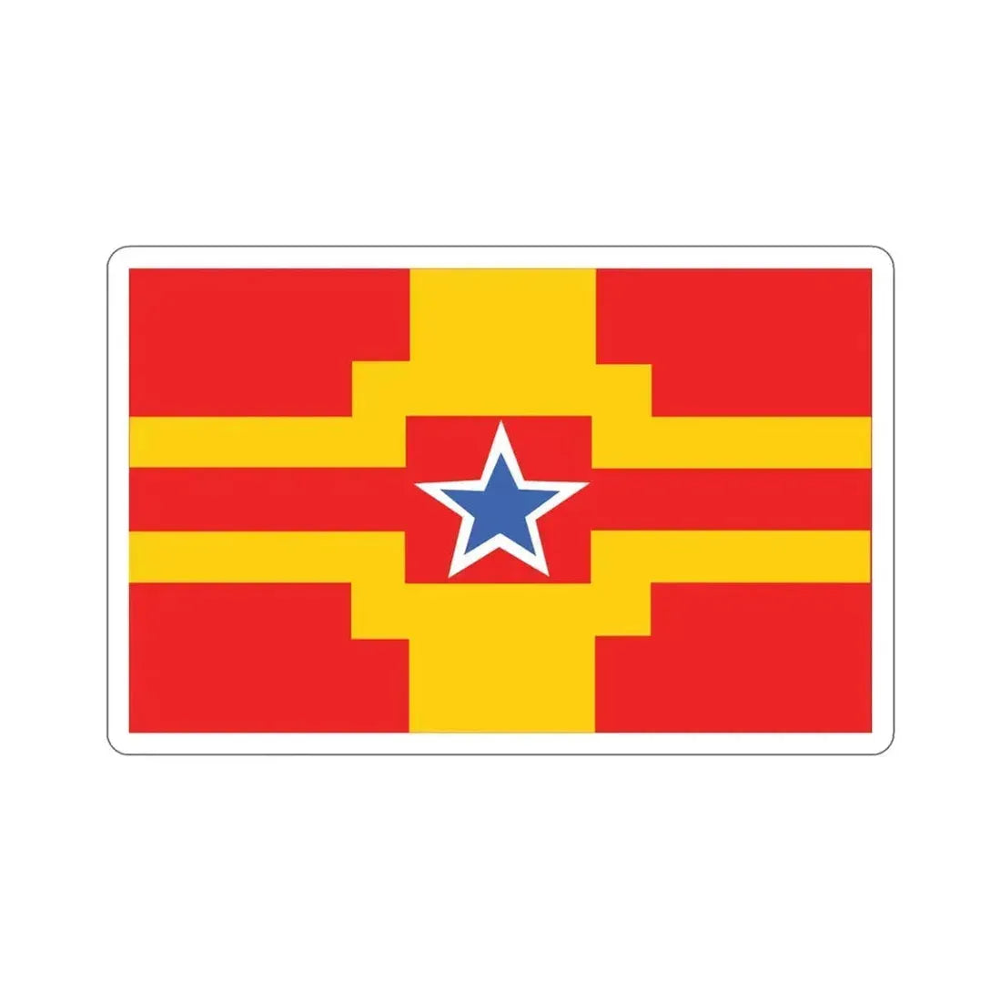 Flag of Langley BC Canada STICKER Vinyl Die-Cut Decal 6 Inch - The Sticker Space