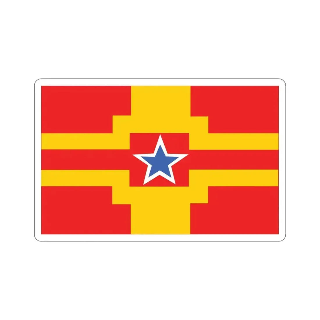 Flag of Langley BC Canada STICKER Vinyl Die-Cut Decal 6 Inch - The Sticker Space