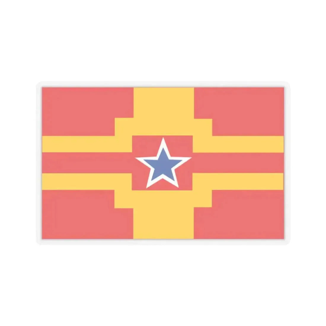 Flag of Langley BC Canada - STICKER Vinyl Kiss-Cut Decal 2 Inch Transparent - The Sticker Space