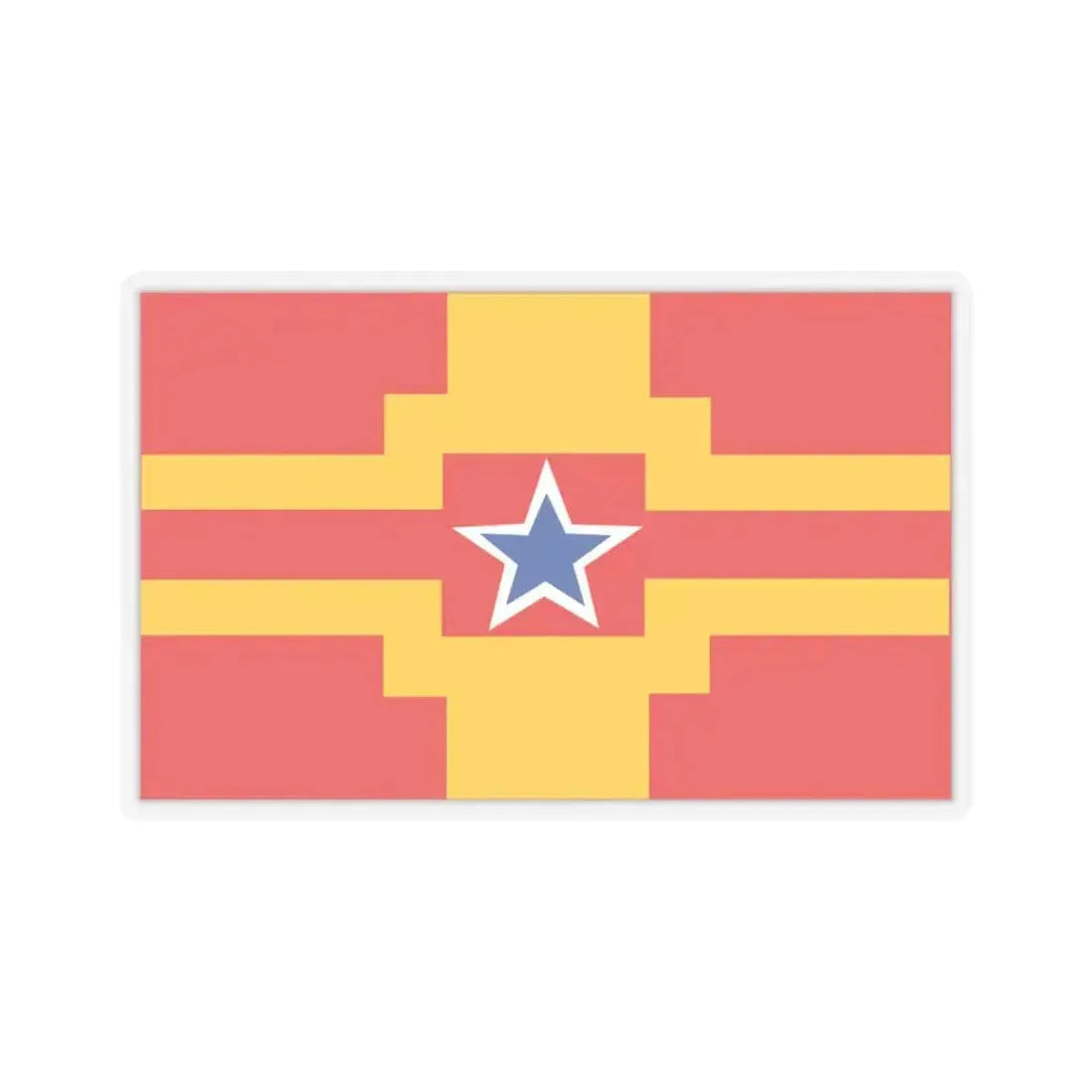 Flag of Langley BC Canada - STICKER Vinyl Kiss-Cut Decal 3 Inch Transparent - The Sticker Space