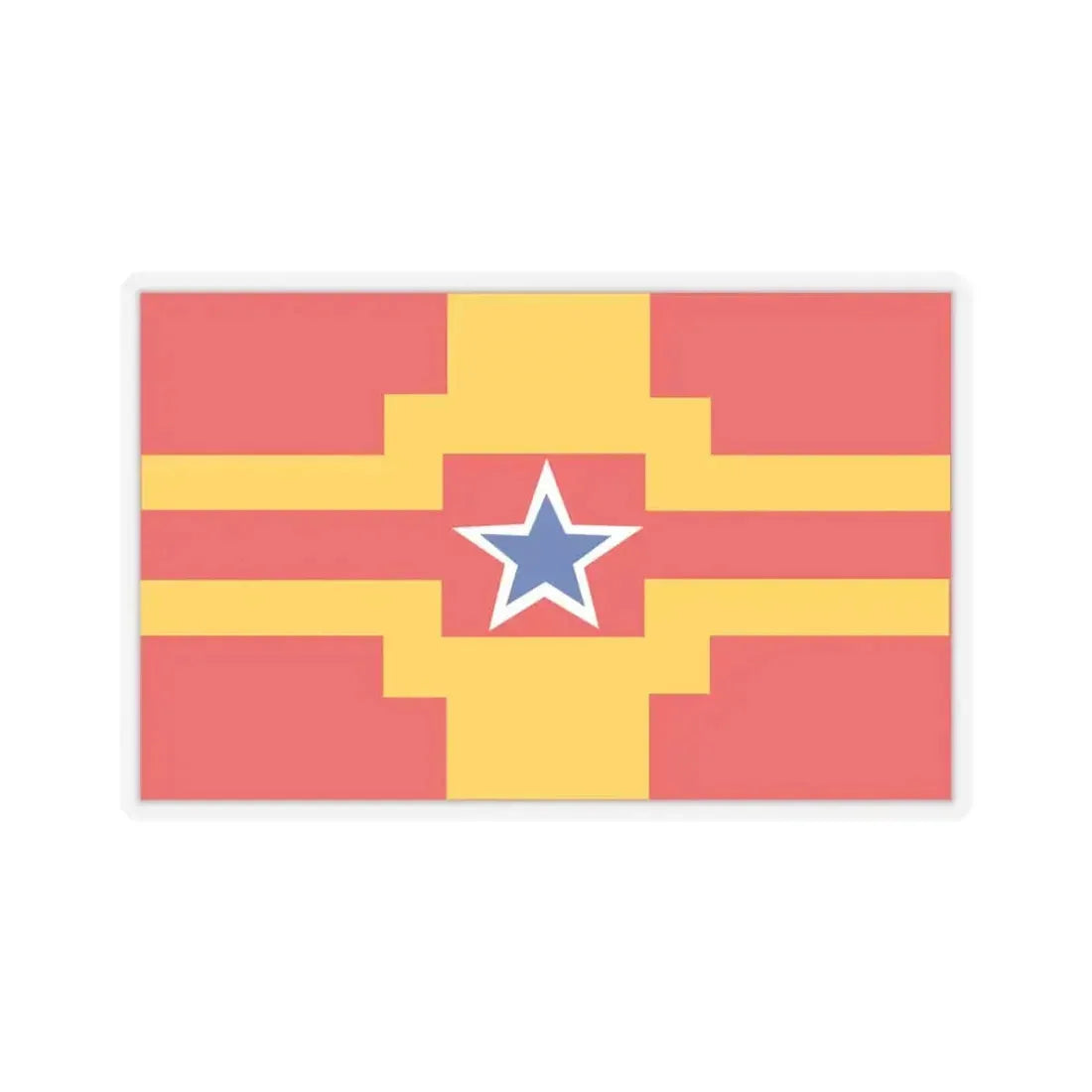 Flag of Langley BC Canada - STICKER Vinyl Kiss-Cut Decal 4 Inch Transparent - The Sticker Space