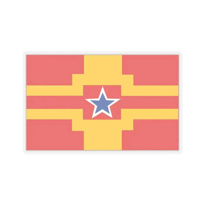 Flag of Langley BC Canada - STICKER Vinyl Kiss-Cut Decal 4 Inch Transparent - The Sticker Space